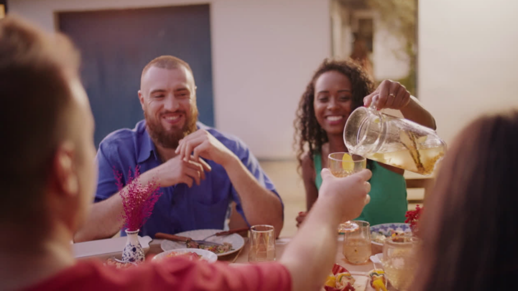 elbows on table in my culture